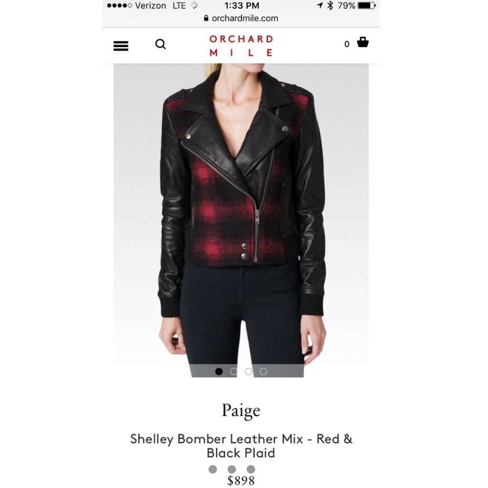 Paige Shelley Bomber, NWT